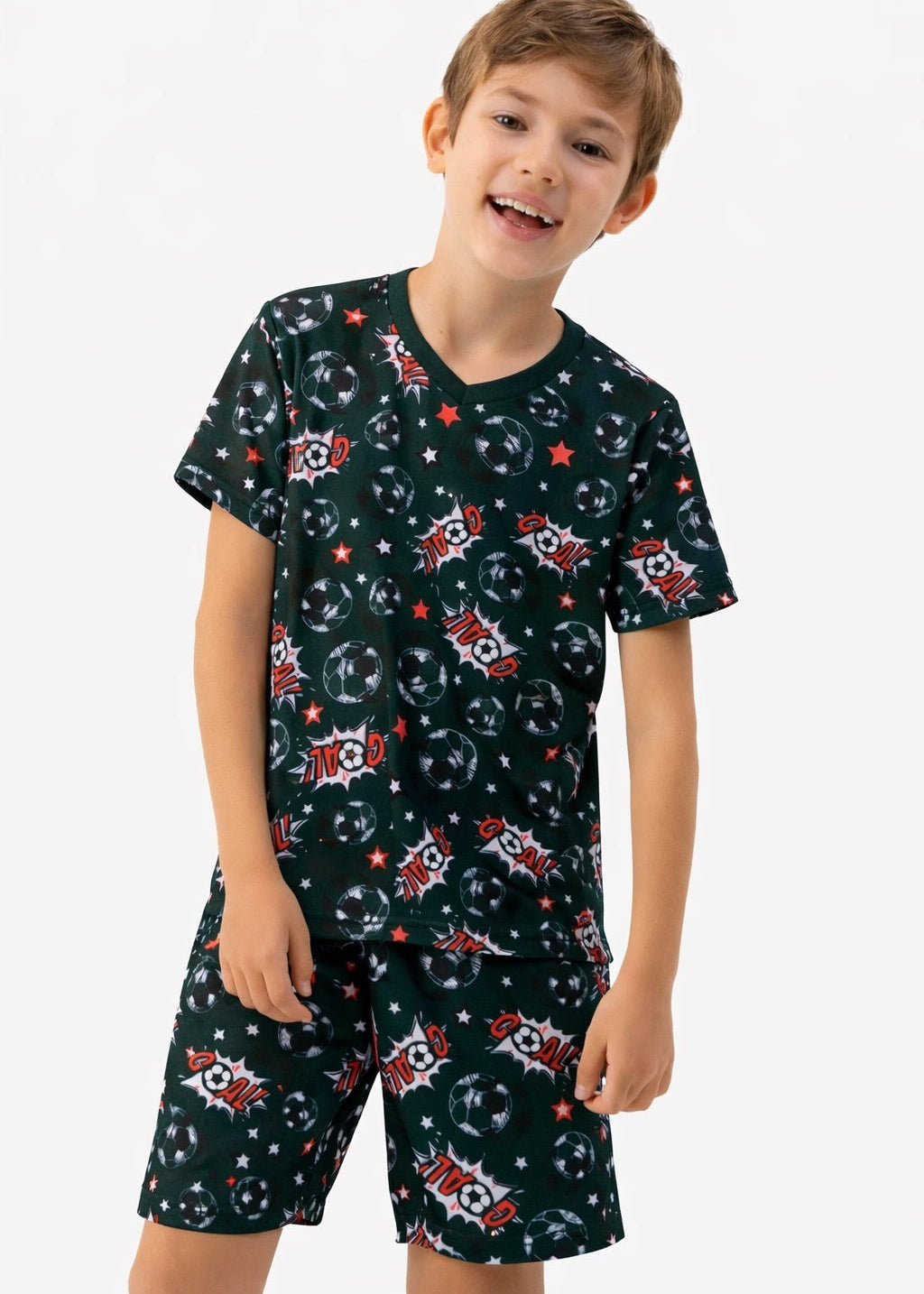 Pijama Bermuda / Camiseta Piel de durazno