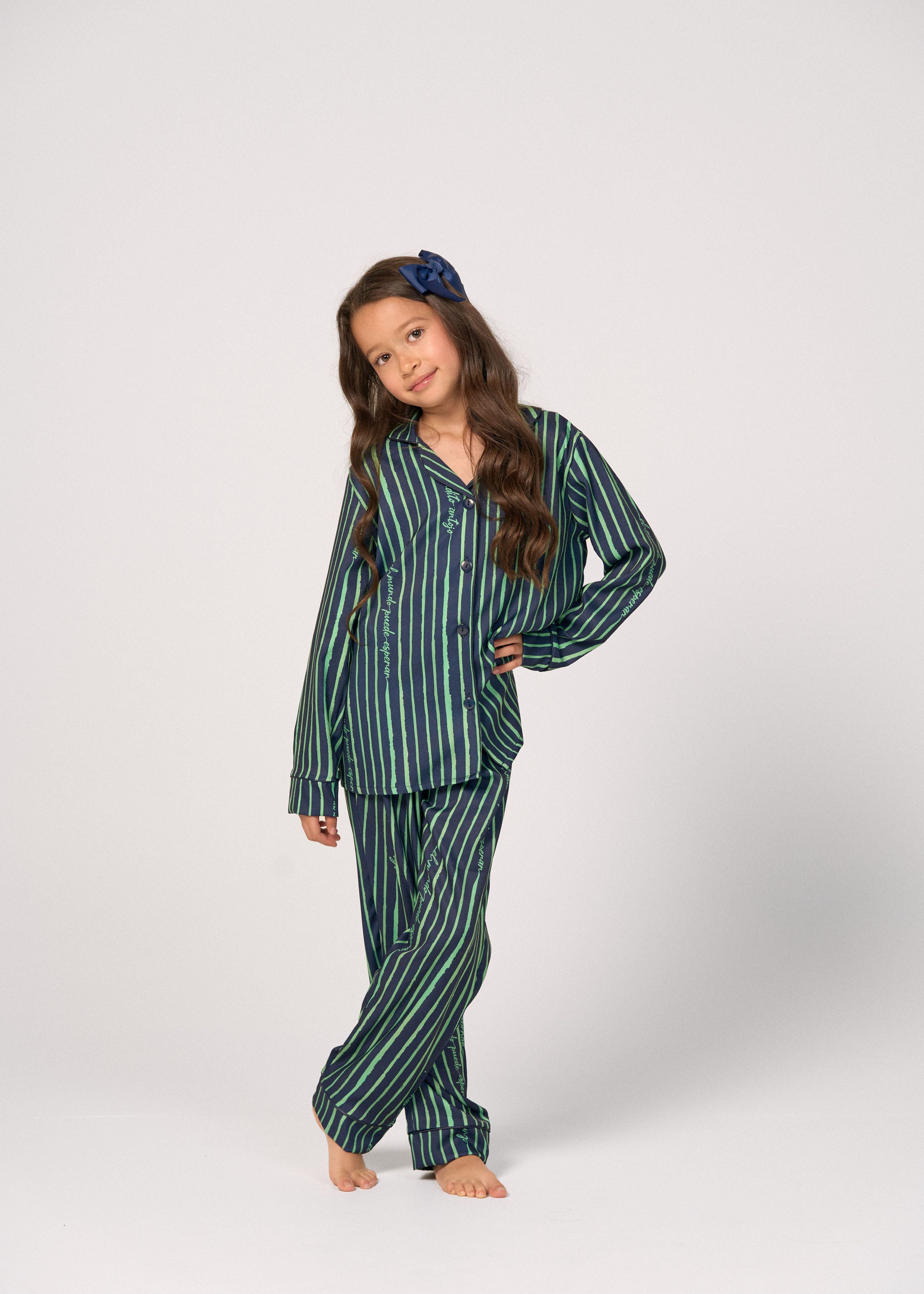 Pijama Pantalón / Camisa Manga Larga Twill Pausa BA