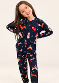 Pijama Pantalón / Buzo Navidad Azul