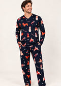 Pijama Pantalón / Buzo Navidad Azul