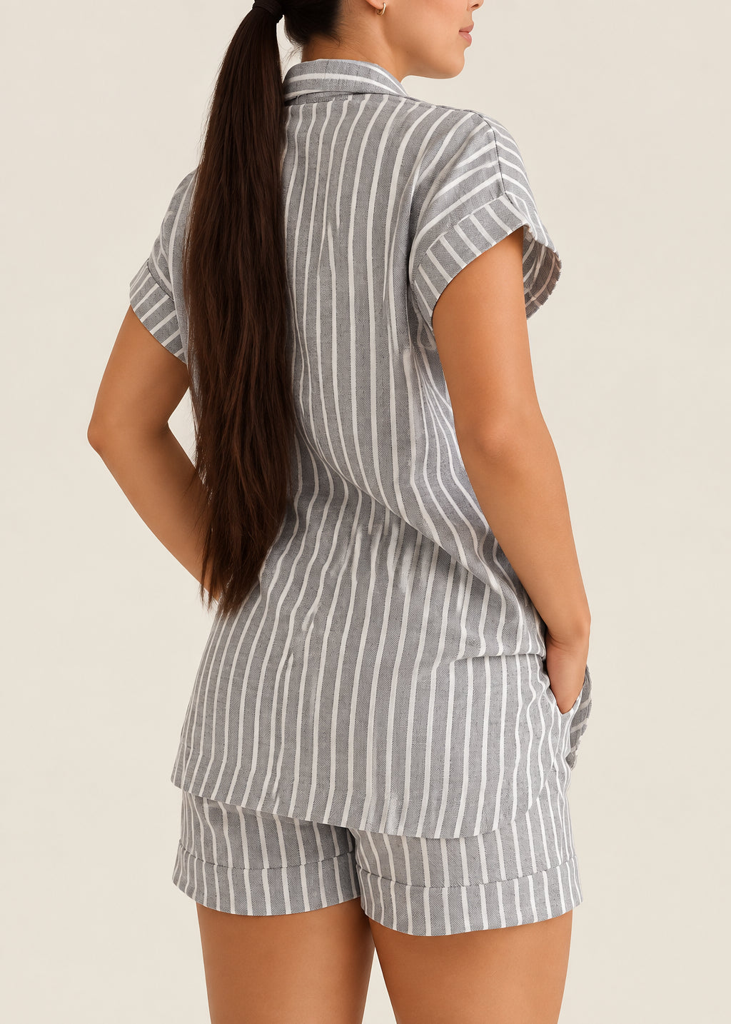 Pijama Short / Camisa Manga Corta Siriana