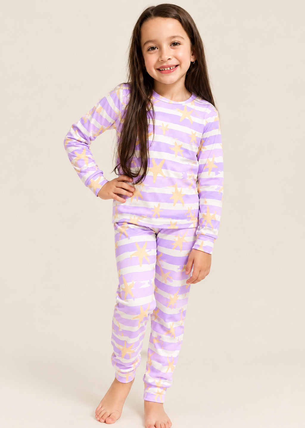 Pijama Pantalón / Buzo Acuarela de Estrellas