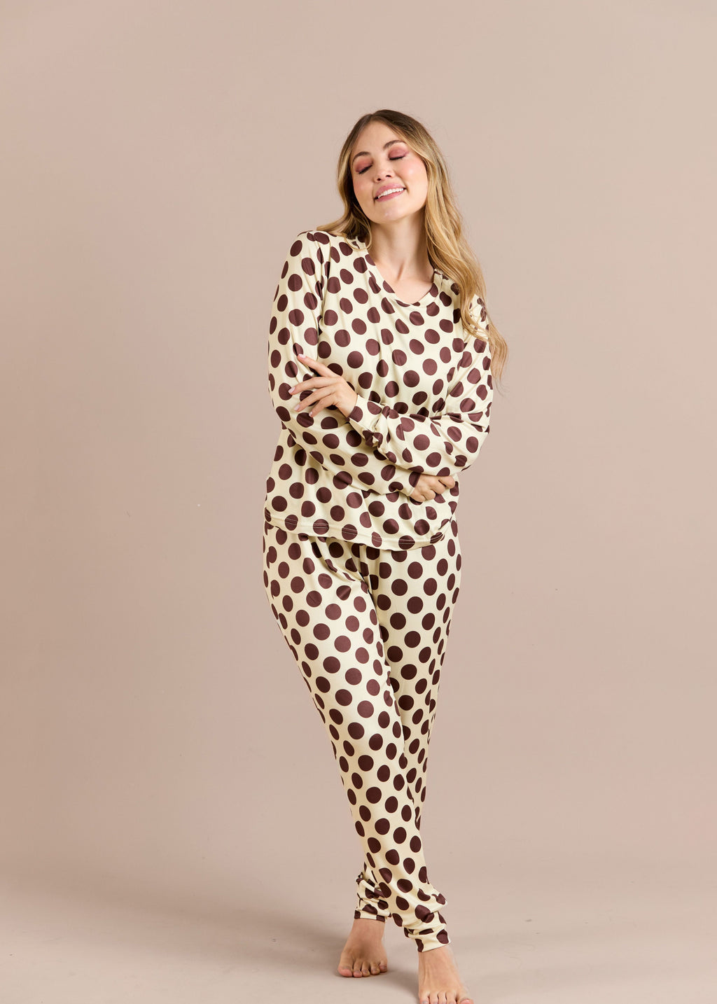 Pijama Pantalón / Buzo Polka Mantequilla