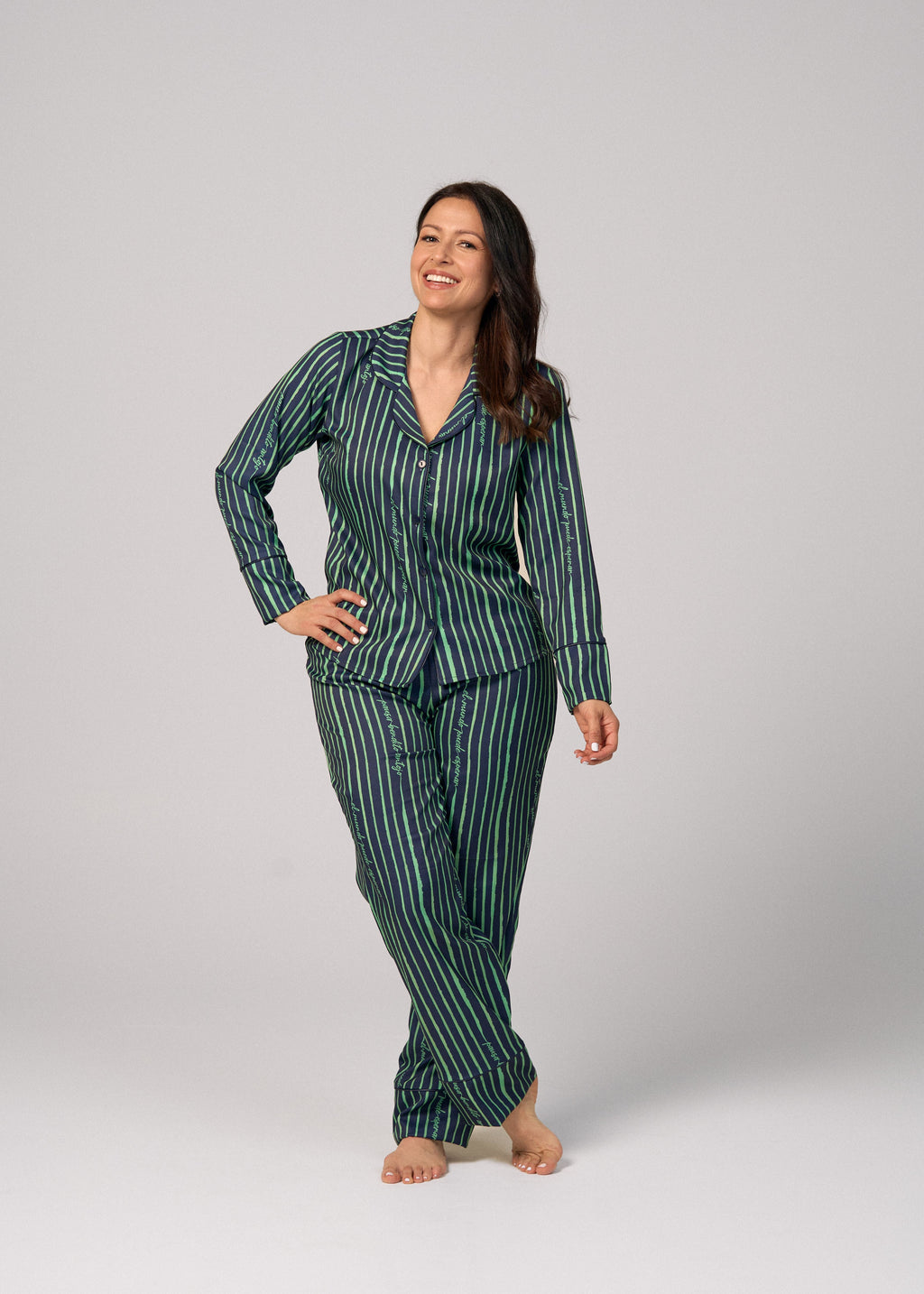 Pijama Pantalón / Camisa Manga Larga Pausa BA