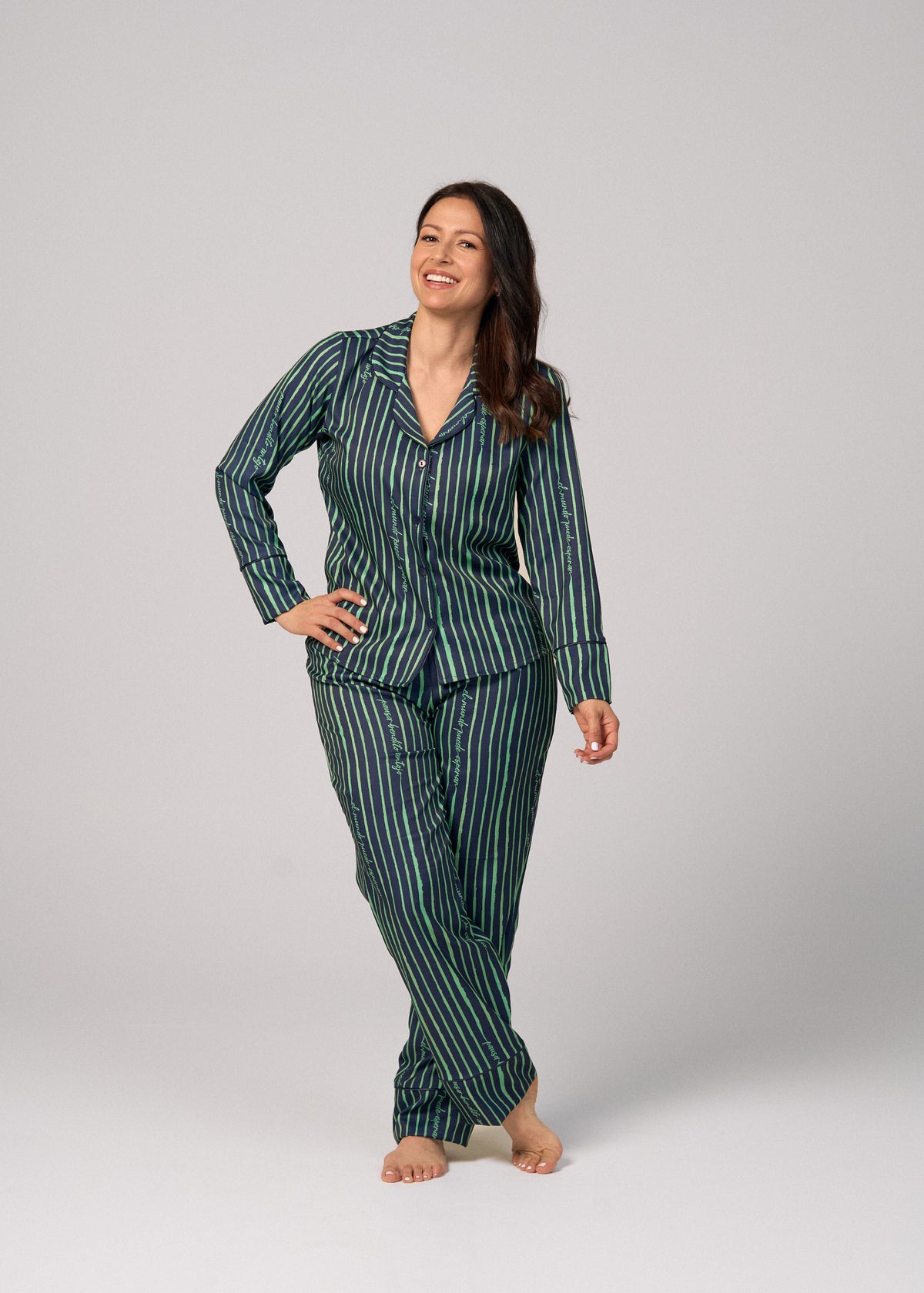 Pijama Pantalón / Camisa Manga Larga Pausa BA