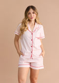 Pijama Short / Camisa Manga Corta Sorbete de Frutos Rojos