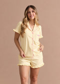 Pijama Short / Camisa Manga Corta Bol Helado de Vainilla