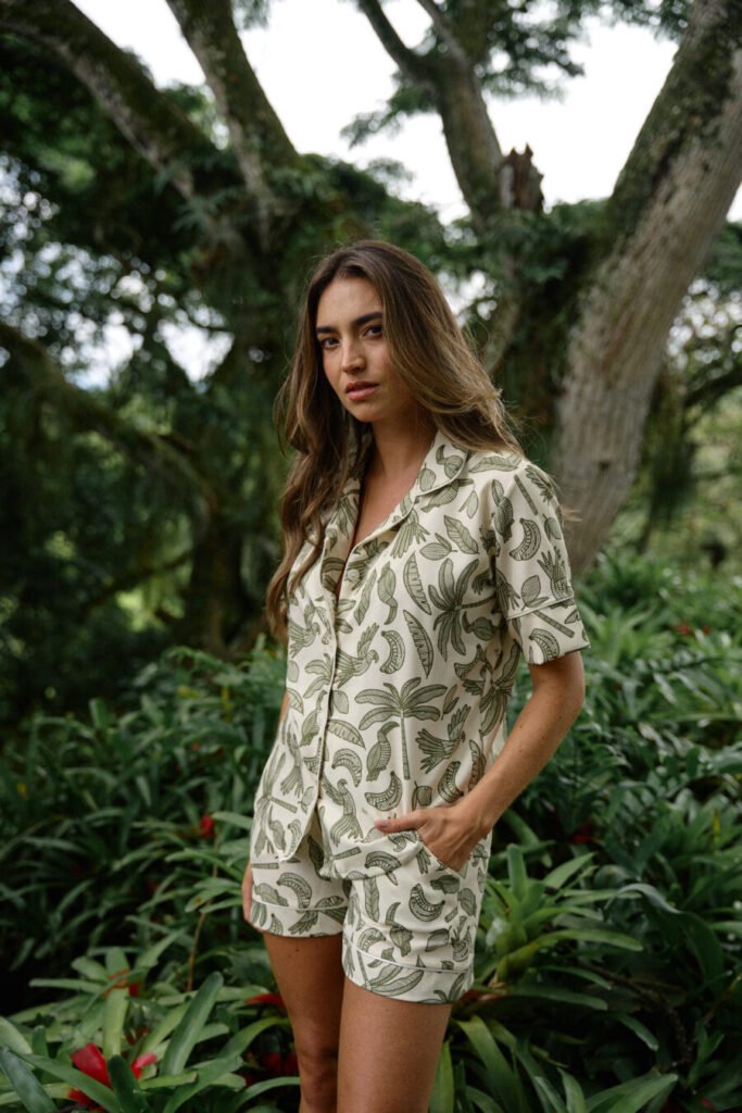 Banana Camisa Manga Corta/Short