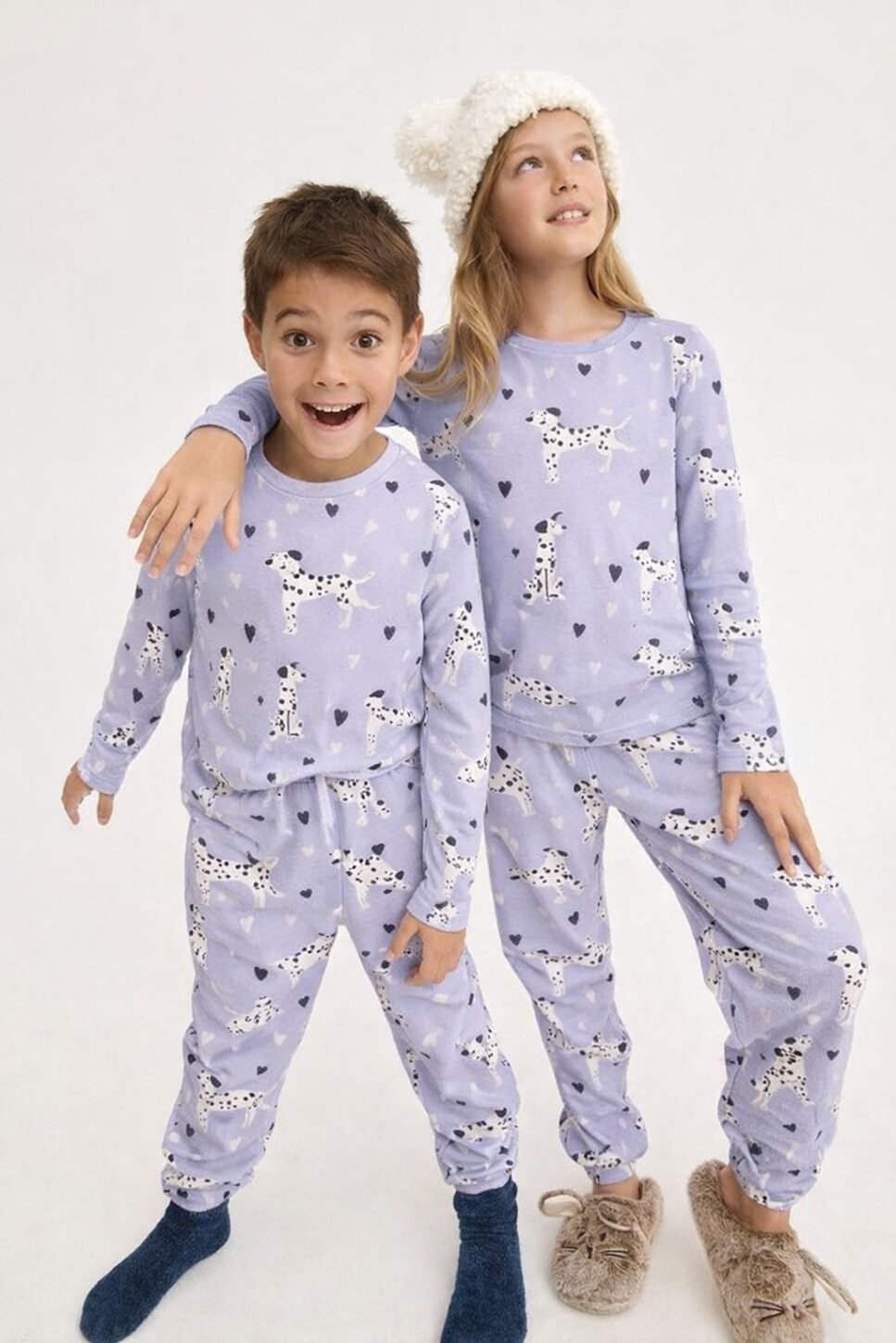 Pijama para Niños Conjunto Dalmata Buzo + Pantalón